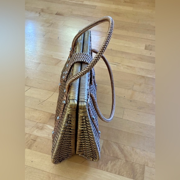 Vintage MCM woven purse - Picture 2 of 9